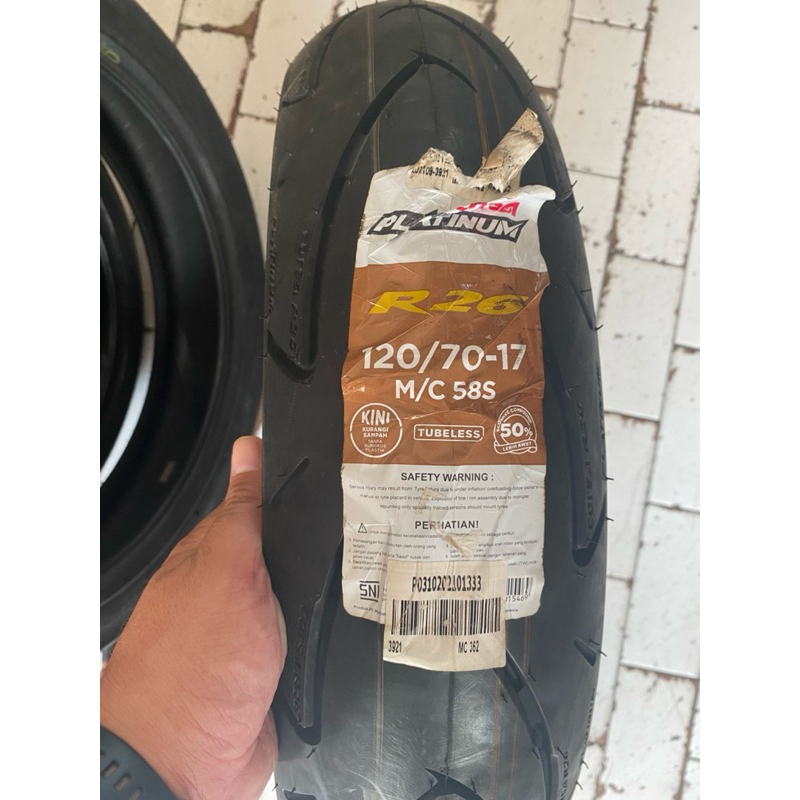 ban corsa platinum r26 120/70 ring 17