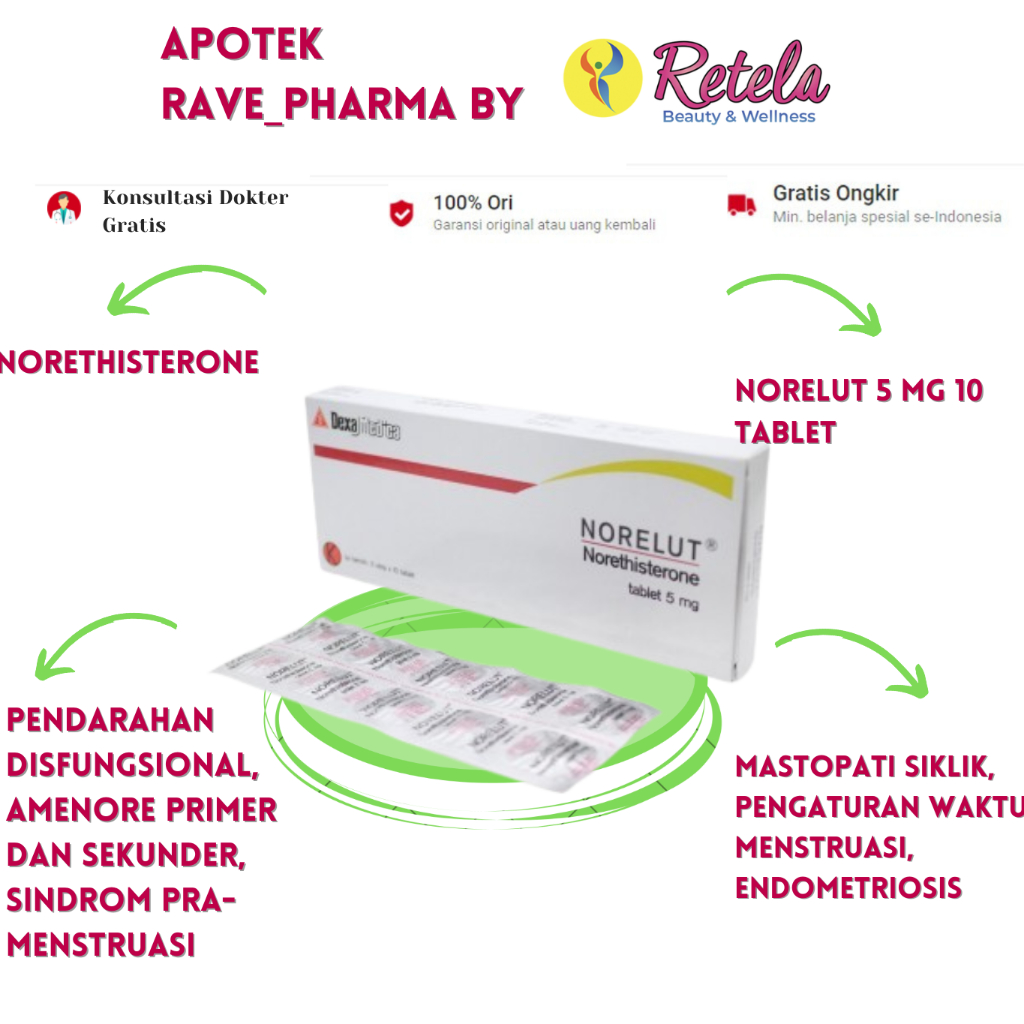 Norelut 5 mg 10 Tablet