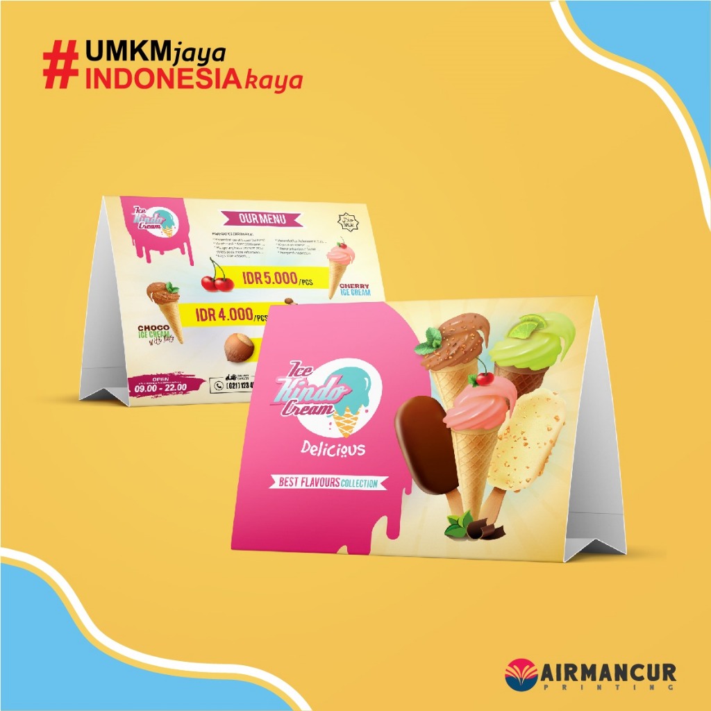 

Cetak Tent card A5 Landscape