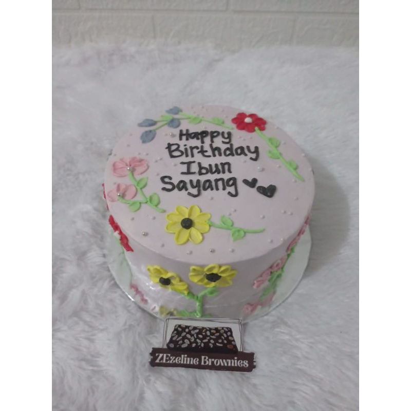 

Birthday cake/Kue Ulang Tahun Flower