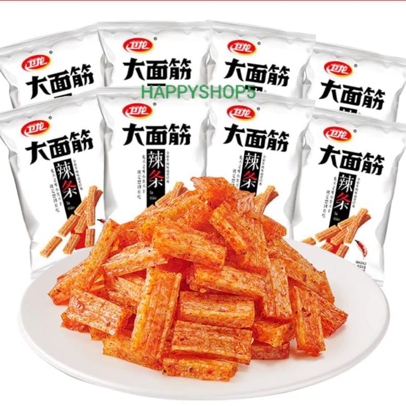 

(100% HALAL) latiao//stik weilong /spicy gluten/damianjin/卫龙大面筋/la tiao