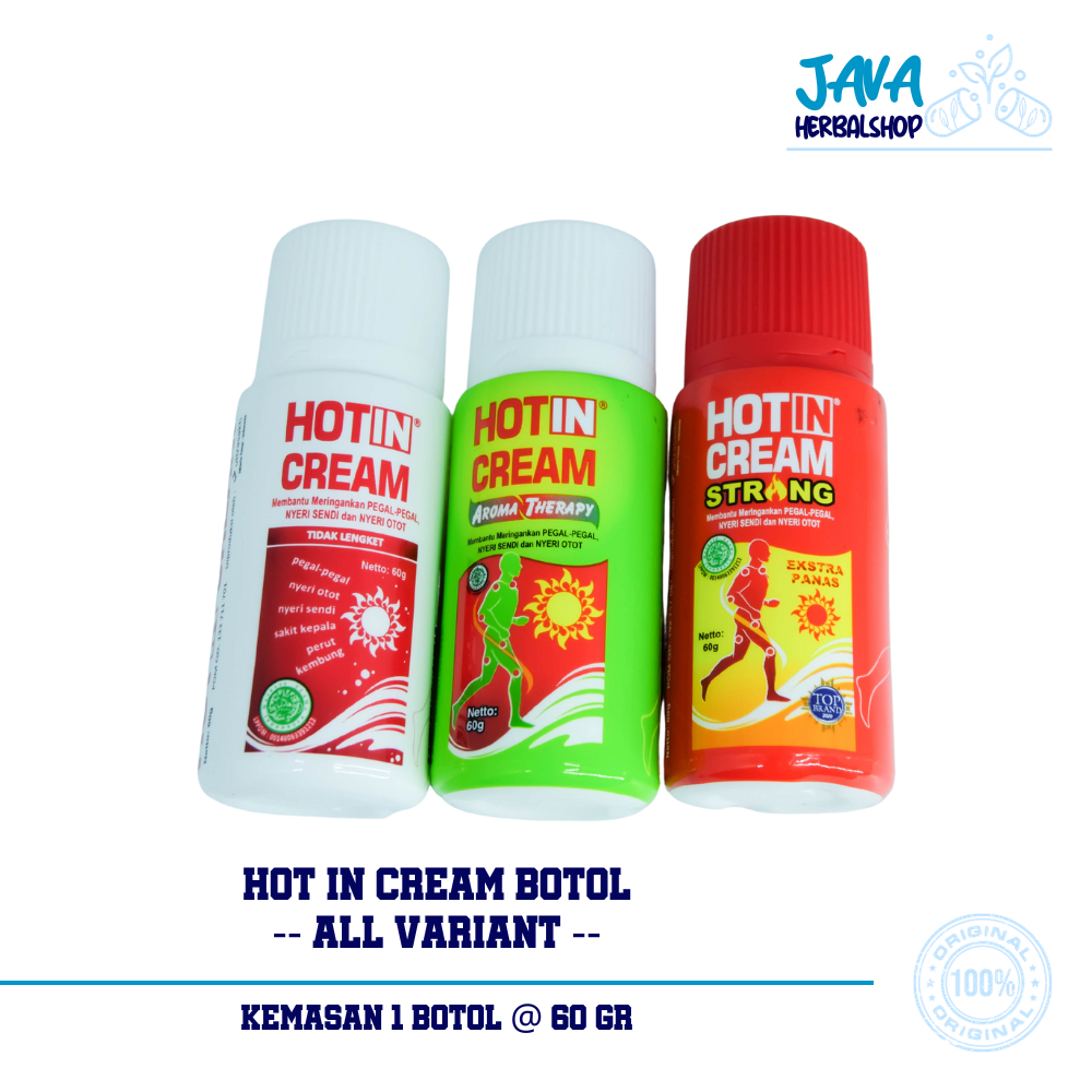 HOT IN CREAM BOTOL 60 Gram (KECIL)