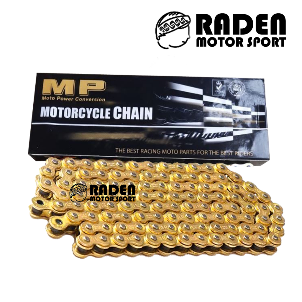 (BISA COD) RANTAI MOTOR EMAS GOLD RAS CHAIN ORIGINAL FUKUKAWA ORI 428 H 428H 106 112 120 128 130 136