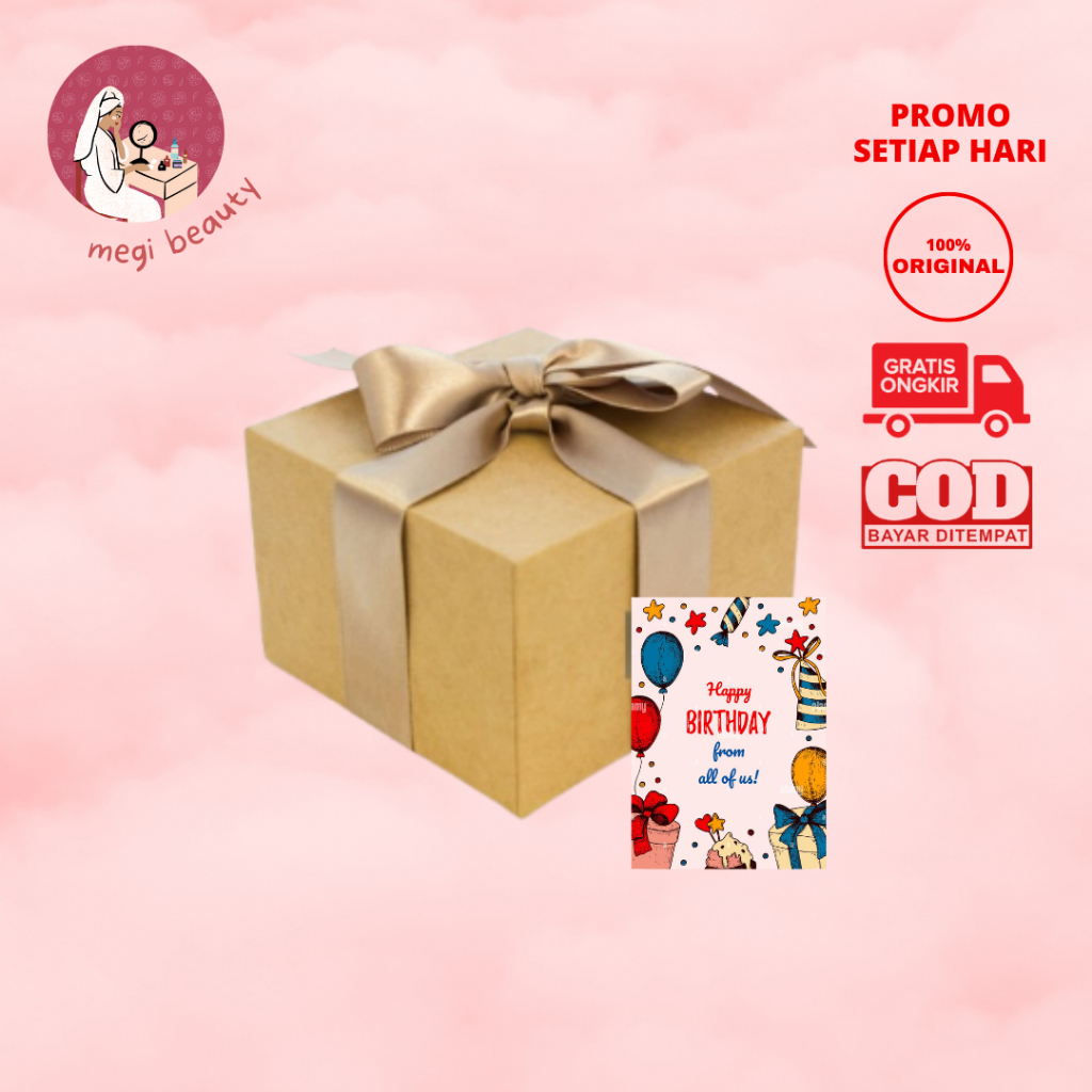 

BUNGKUS KADO kotak hadiah gift box hampers kardus ulang tahun pita murah