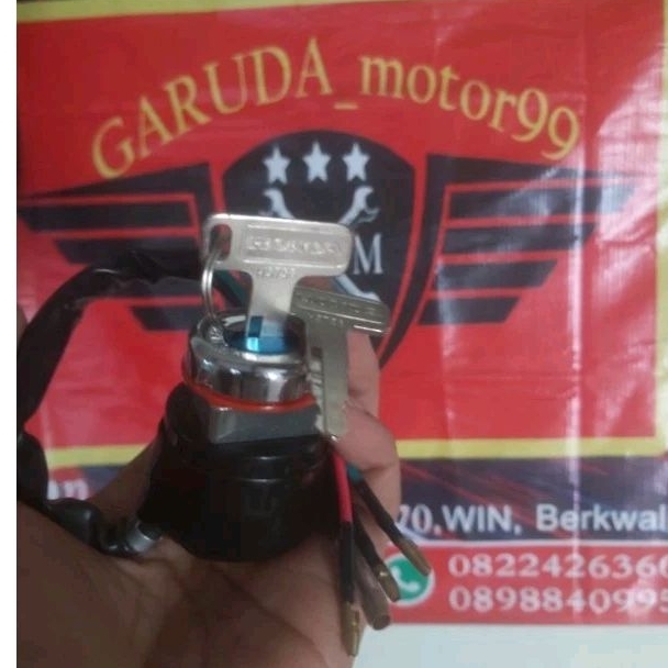 kunci kontak cg 125 cb 100 gl 100 gl cepek detail original honda.universal all motor honda