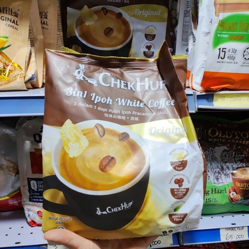 

kopi white coffee king/chek hup ,kopi rich original,kopi ipoh malaysia isi 12 sachet