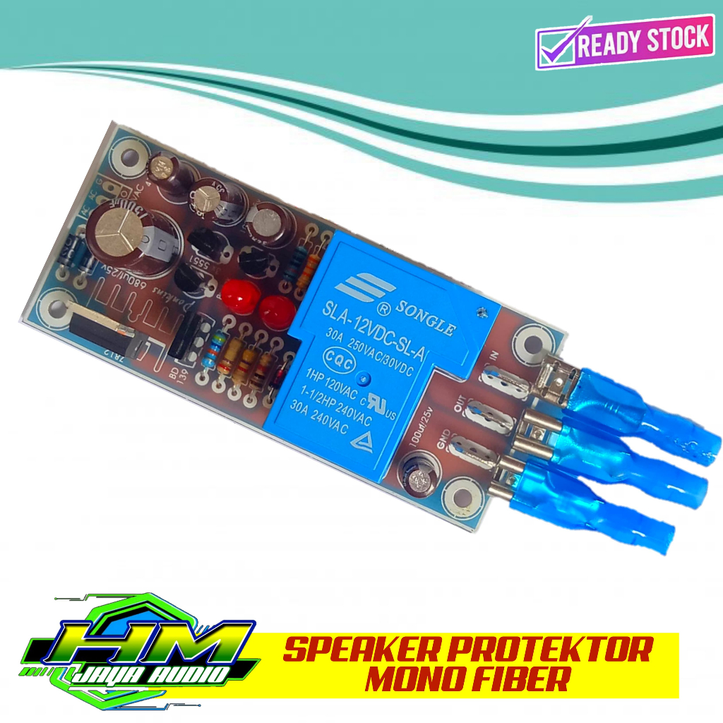 SPEAKER PROTEKTOR MONO PCB FIBER FR4 ANTI JEDUG