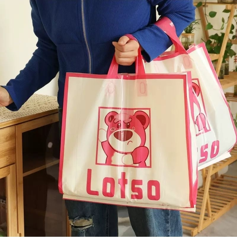 

GOODIE BAG PLASTIK BAG KANTONG BELANJA TAS KAIN HAMPERS SOUVENIR ULANG TAHUN