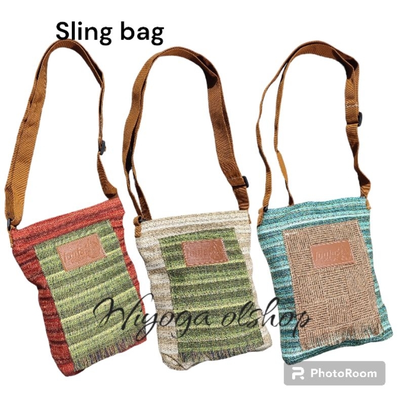 tas slempang wanita goni sintetis / tas slempang khas jogja / tas jogja / sling bag goni premium sak