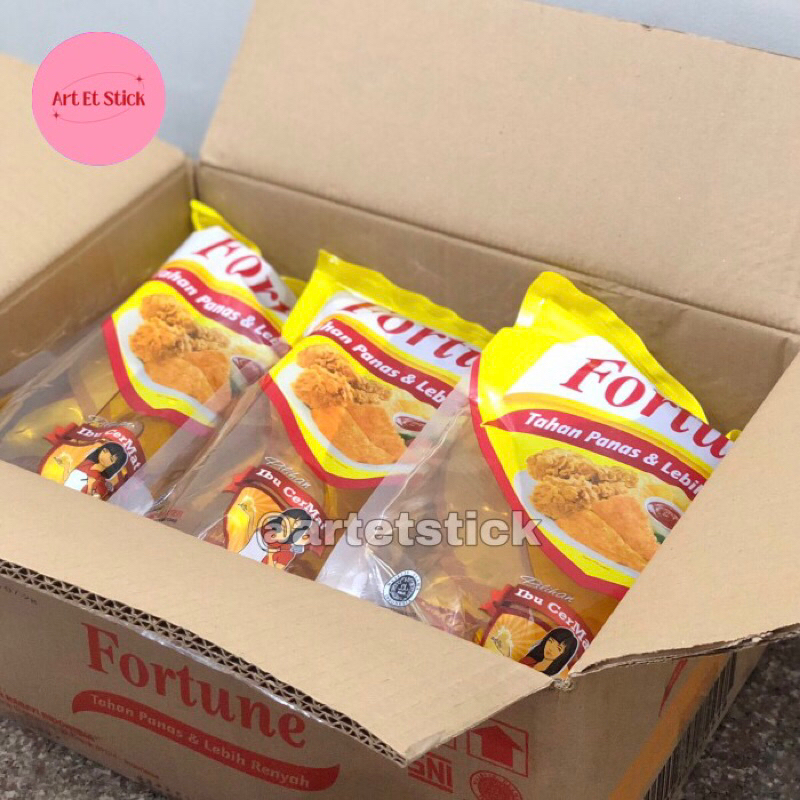 

1 Dus Minyak Goreng Fortune 2 Liter (Isi 6 Pouch)