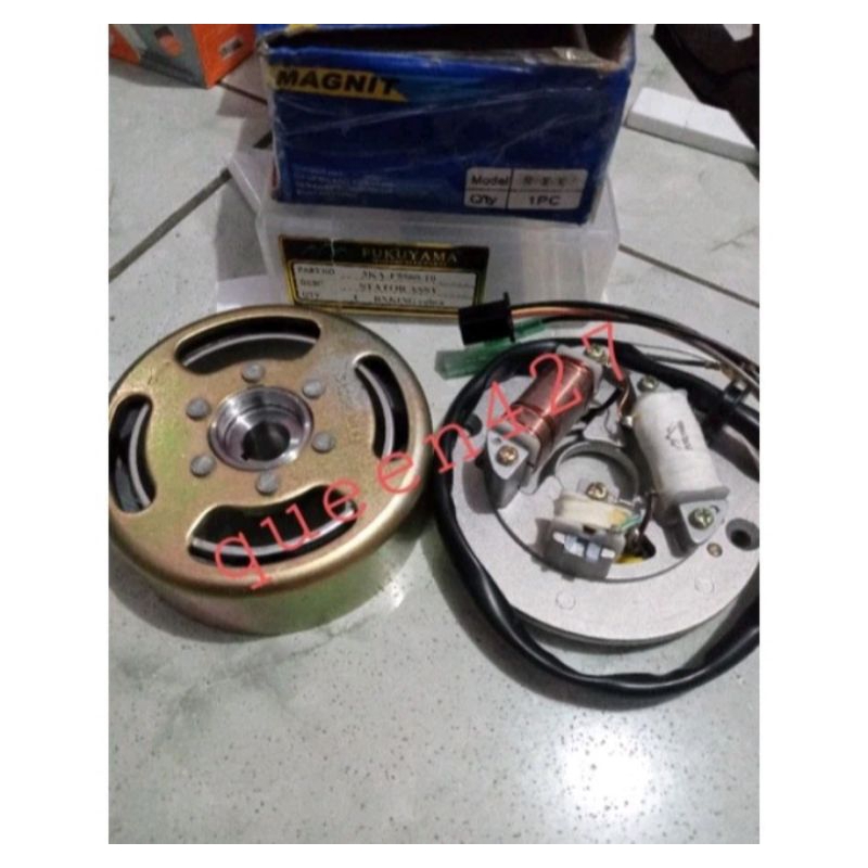 SPUL RXKING /SPOOL STATOR ASSY SET+MAGNET YAMAHA RXKING RXK RX KING NEW RX-KING 3KA