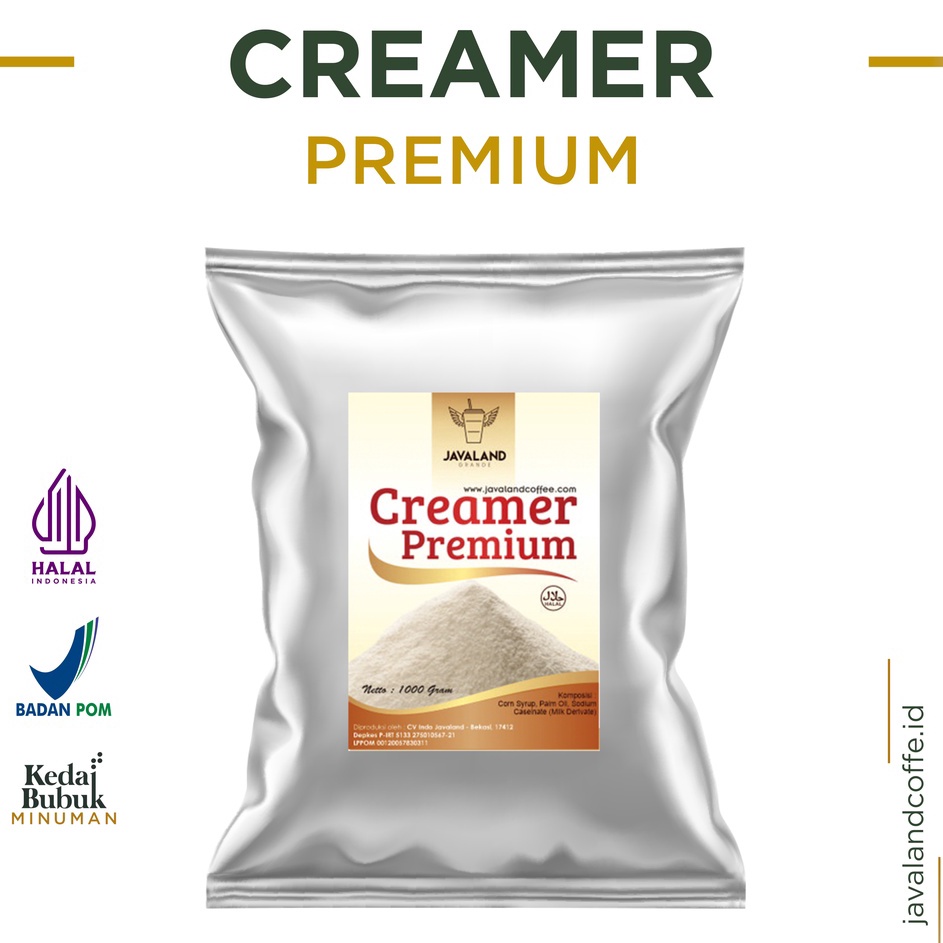 

MEGA SALE Javaland Bubuk Creamer Krimer 1Kg Premium Non Dairy Creamy Caf