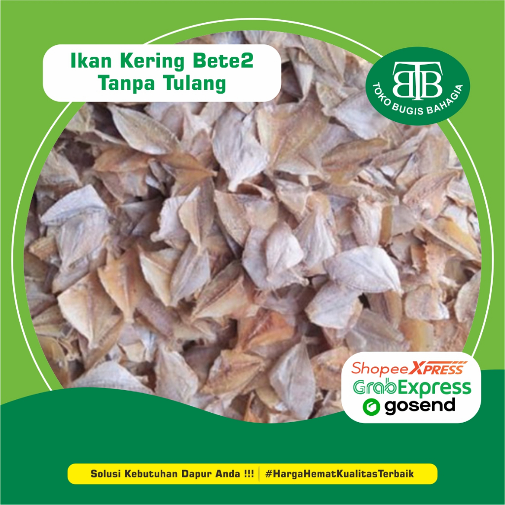 

Ikan Kering Bete-Bete Tanpa Tulang, Pasar Bugis Makassar