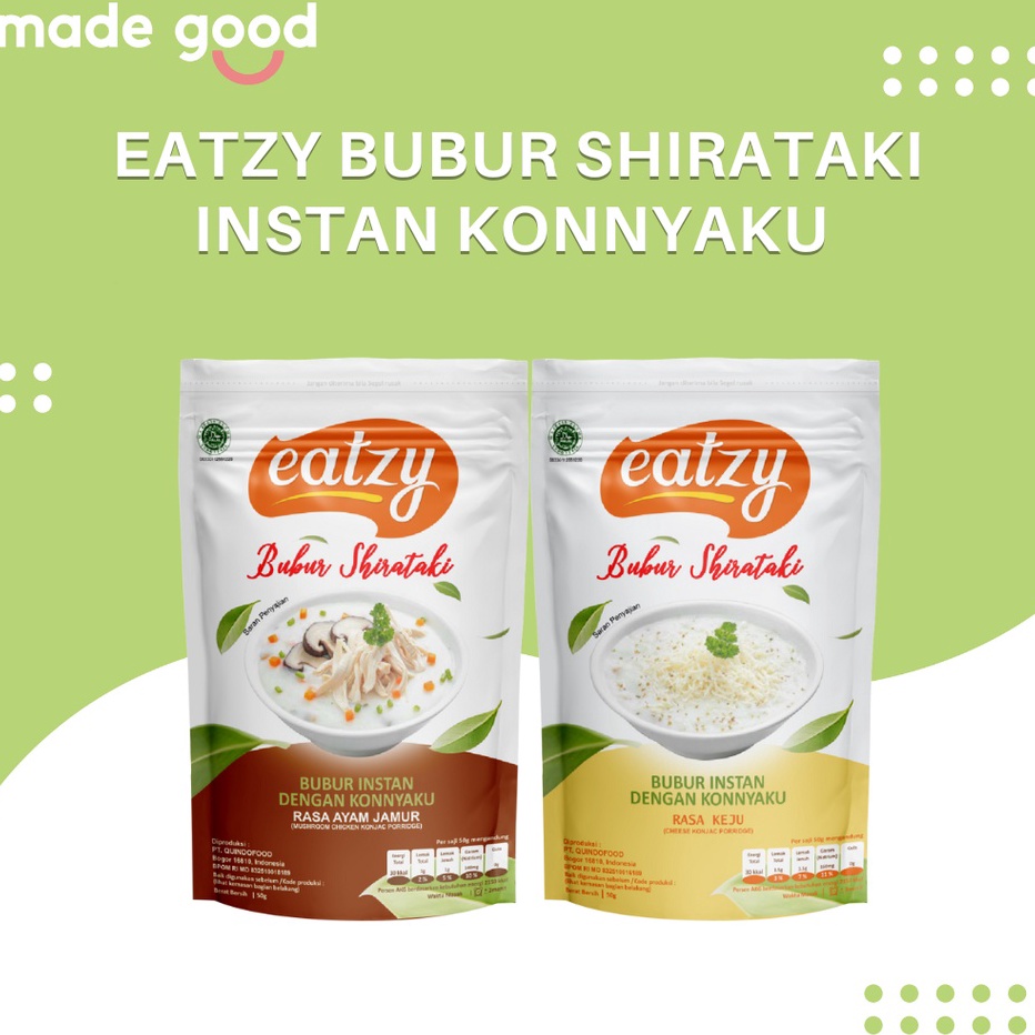 

Penjualan TerbaikCOD Eatzy Bubur Shirataki Instan Konnyaku 5gr