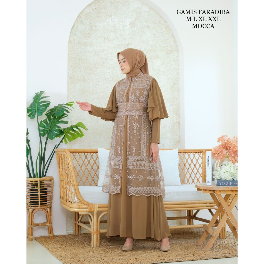 Gamis Cantik Mewah Pesta Wanita Terbaru Baju Gamis Kondangan Baju Lebaran Wanita Muslimah
