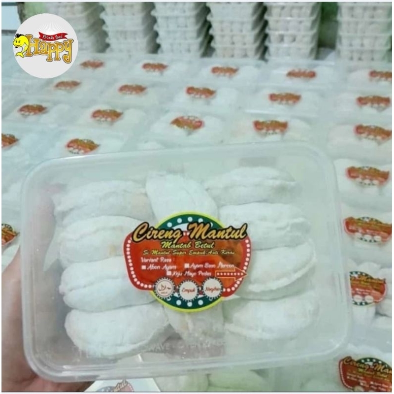 

Cireng Mantul Isi Ayam Suwir dan Bakso mercon Beku Frozen 300 gr