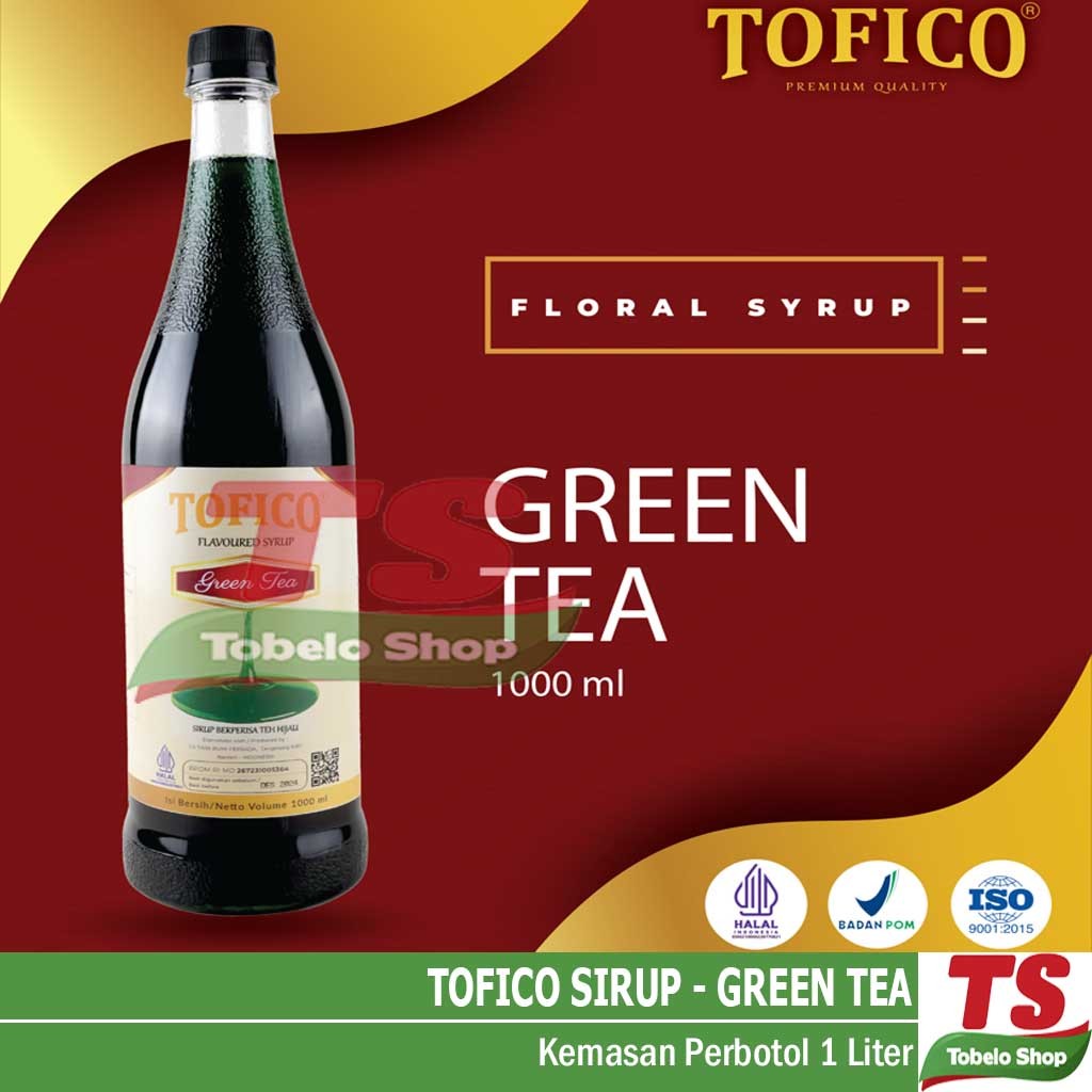 

TOFICO GREEN TEA SYRUP 1LITER / TOFICO GREEN TEA SIRUP