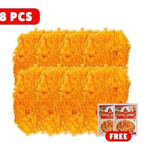 

READY STOK LIVE SALE Geprek Bensu 8 Pcs Ayam Crumble Crispy FREE 2 SACHET SAMBAL