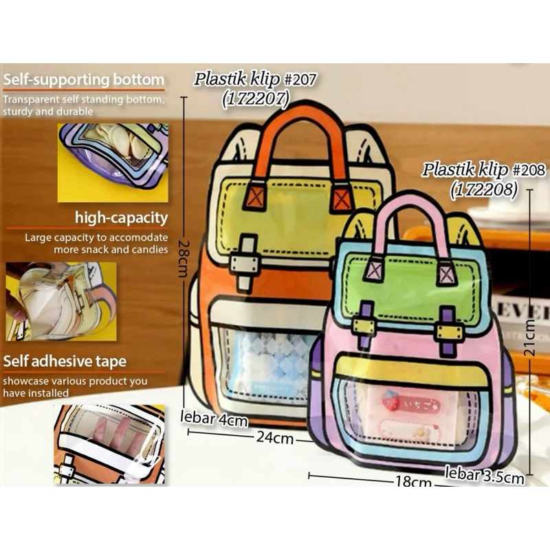 

PLASTIK KLIP MOTIF TAS GOODIEBAG