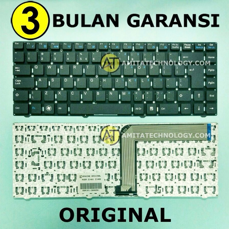 Keyboard Laptop ORIGINAL Acer Aspire One 14 Z1401 14 Z1402