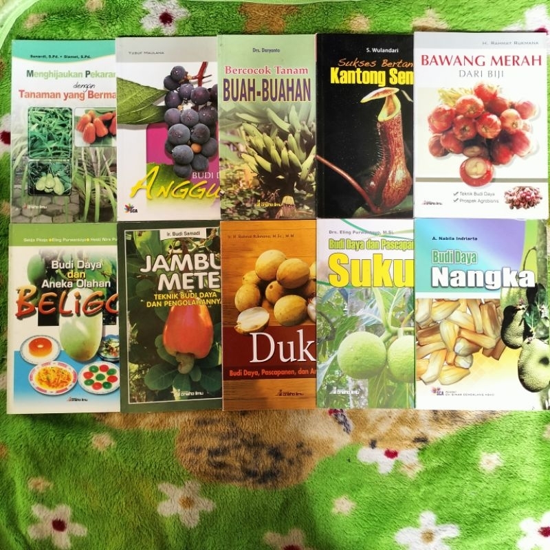 ORIGINAL BUKU BUDIDAYA BUDI DAYA BERCOCOK TANAM MENGHIJAUKAN PEKARANGAN DENGAN TANAMAN YANG BERMANFA