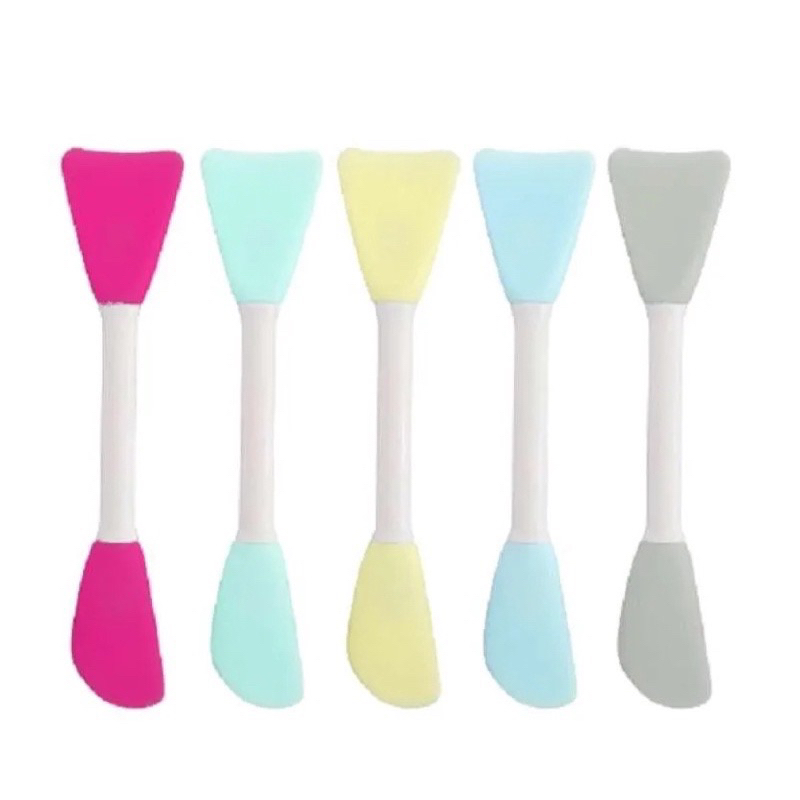 ( 2 sisi ) kuas masker Wajah Silikon 2in1