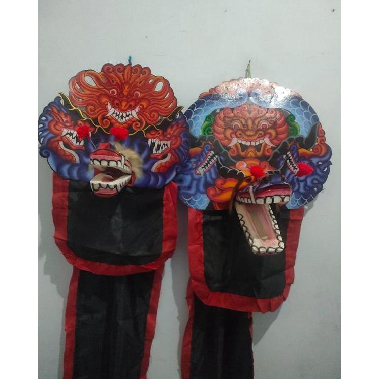 Murah  Barongan Kayu Waru Devil Jamang Lebar