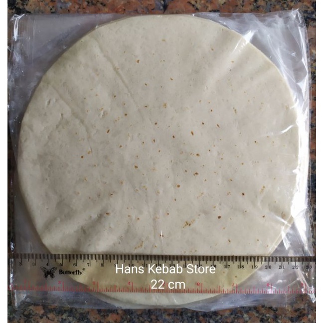 

GROSIR Tortilla 22 cm isi 2 pcs