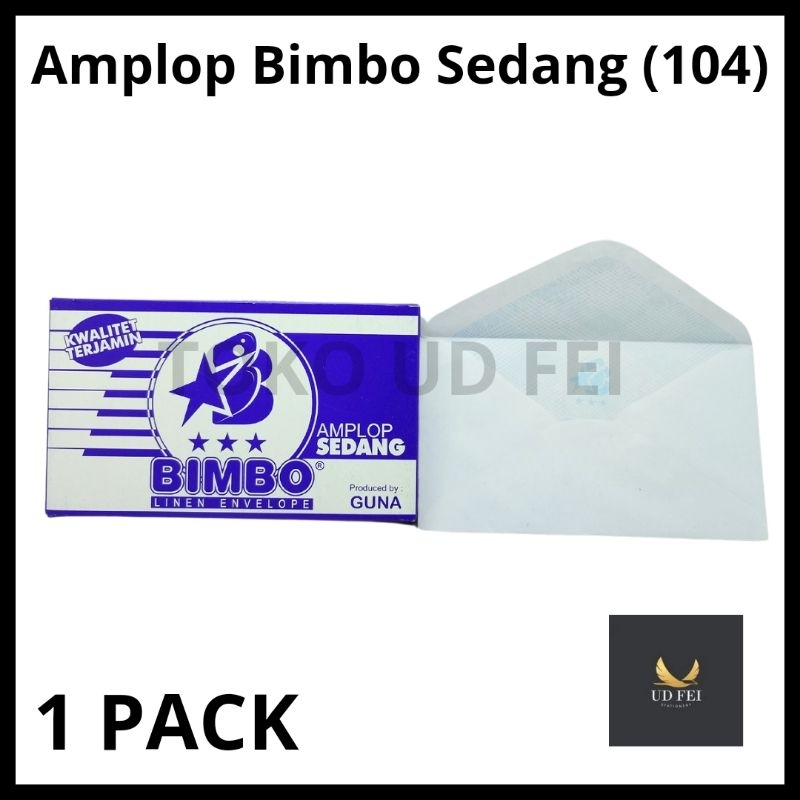 

(1 PACK) Amplop Bimbo Sedang/Amplop bimbo 104/ Amplop Bimbo tanpa perekat