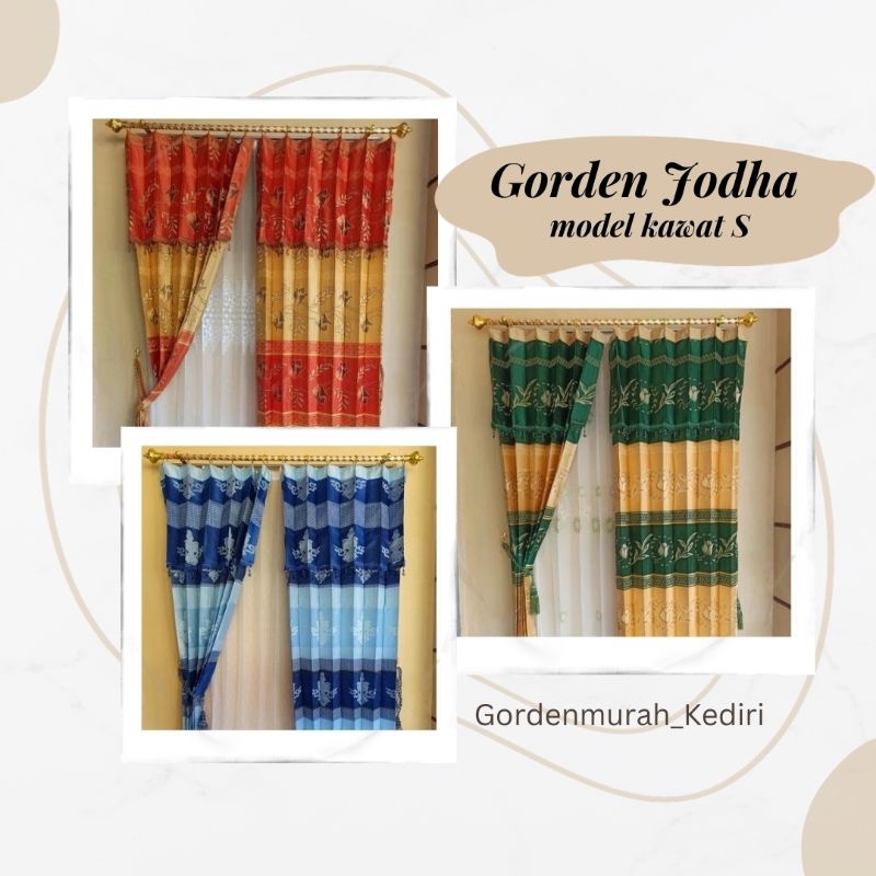 GORDEN PRADA PONI TEMPEL KAWAT S/GORDEN BIASA/GORDEN PINTU KAMAR/HORDENG JENDELA PANJANG