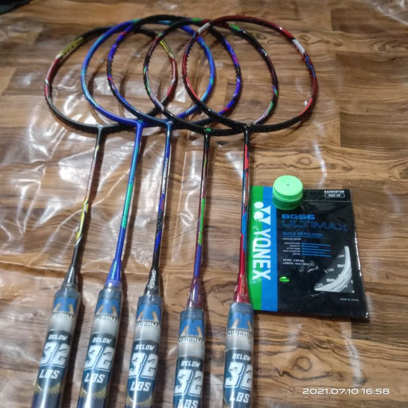 Raket Badminton Powermax 32lbs original