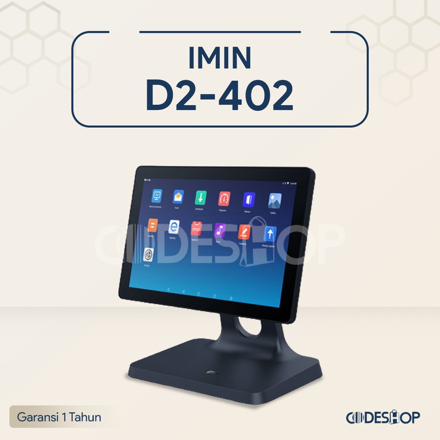 Tablet POS Android iMin D2 402 Dengan layar 10" | Mesin Kasir | D2-402