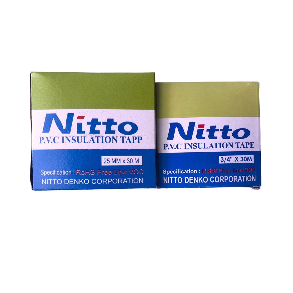 NITTO ISOLASI LISTRIK KABEL ORIGINAL WARNA HITAM