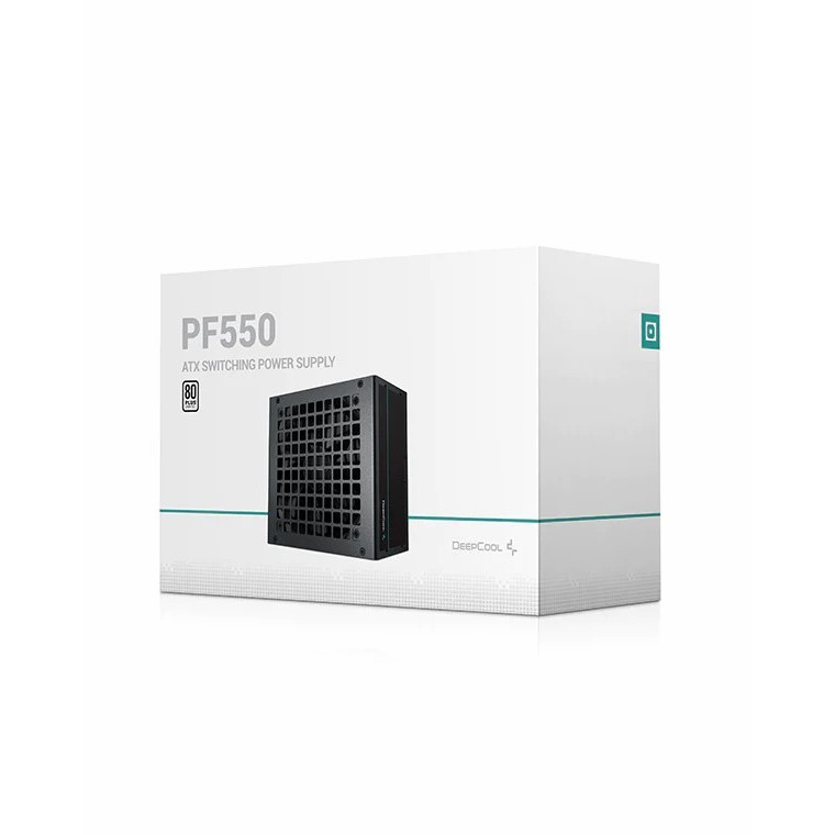 POWER SUPPLY DEEPCOOL PF550 - 550W 80+ FLAT CABLE - PSU Deepcool PF550
