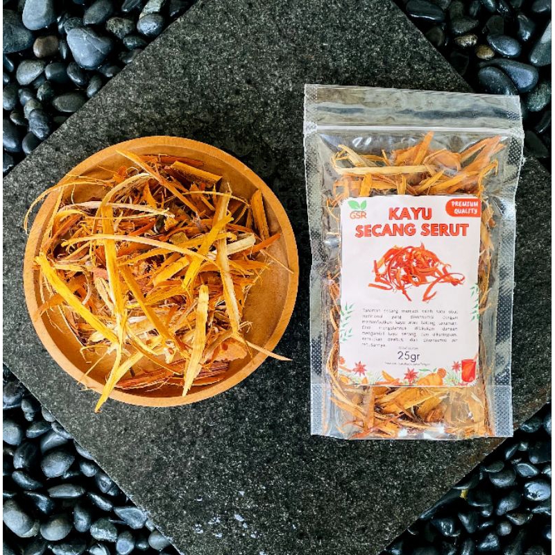 

Kayu Secang Merah Serut Halus 25gr
