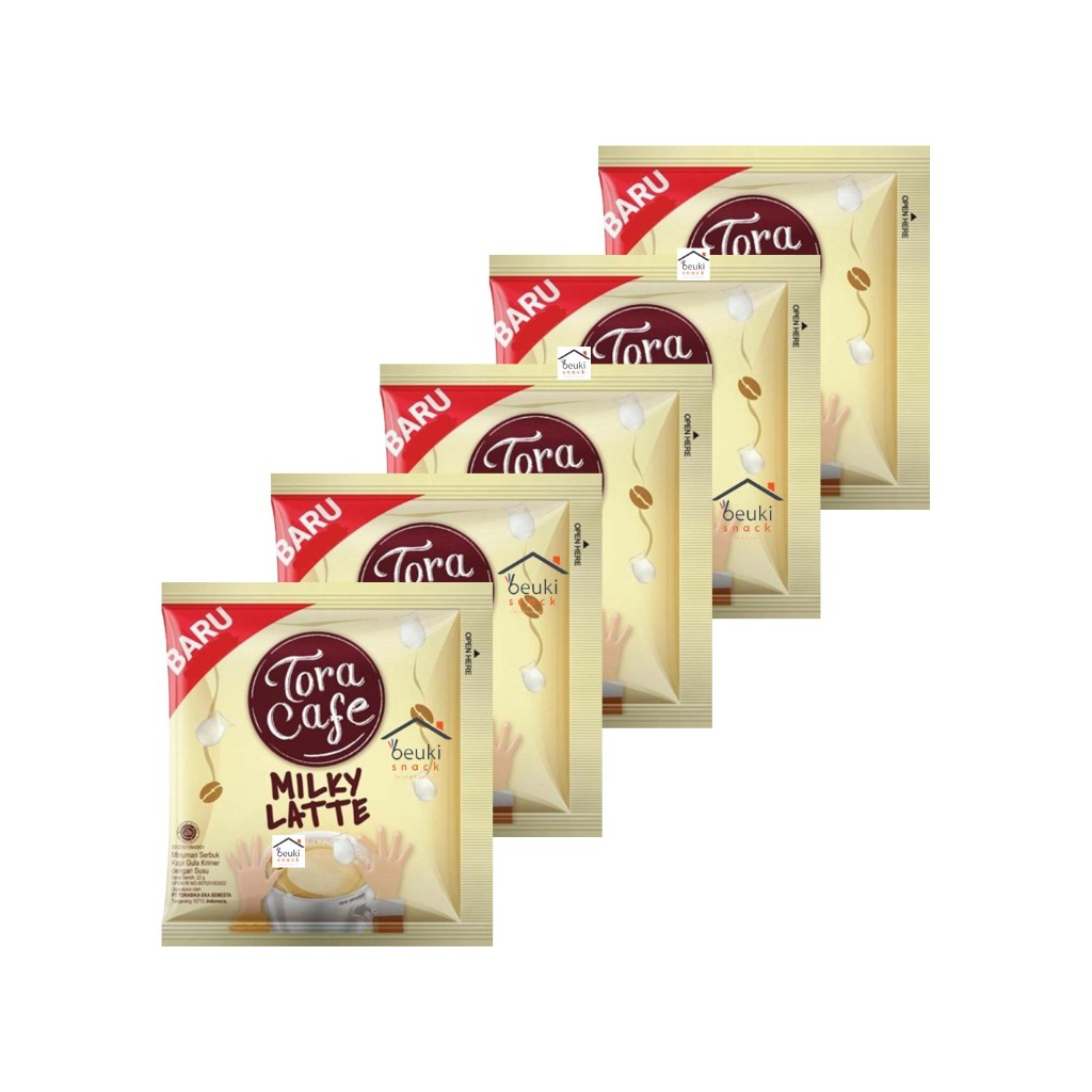 

5PCS Tora Cafe Milky Latte Minuman Serbuk Kopi