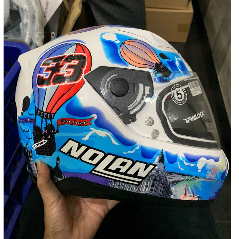 HELM NOLAN 100% ORIGINAL SNI N605 MELANDRI FRANCE