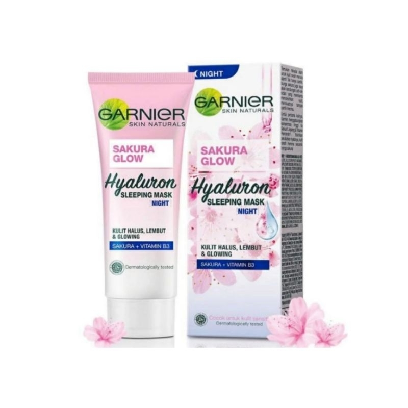 GARNIER Sakura White Pinkish Glow Night Sleeping mask 20ml.