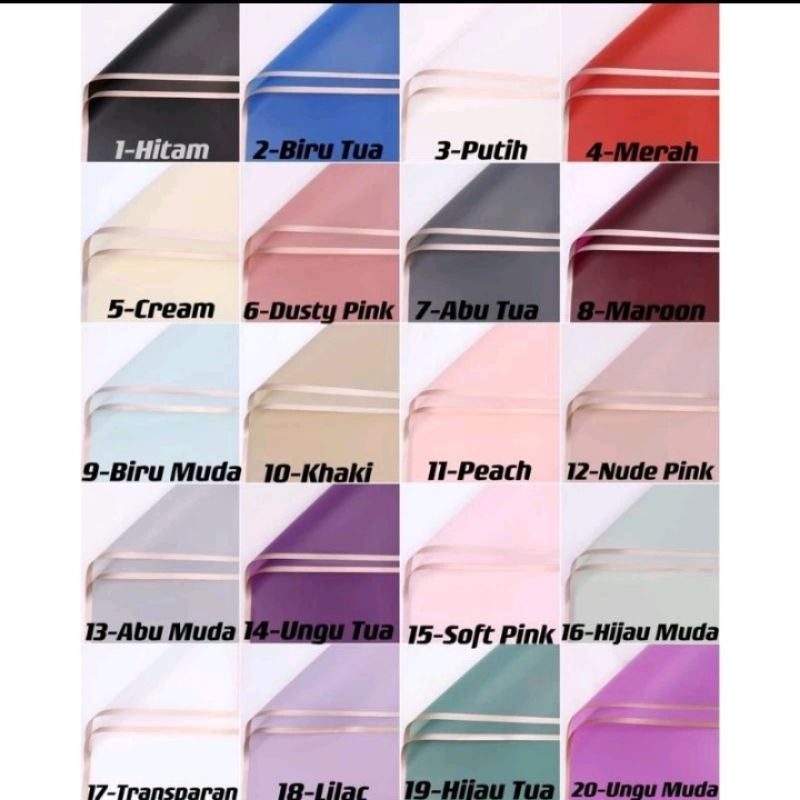 

ECER) Cellophane Kertas Buket Flower Wrapping PaperVarian List Gold Line Emas Kertas Buket Bunga &kertas tissue bucket