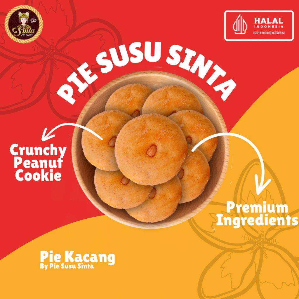 

PIE SUSU SINTA – Pie kacang khas oleh-oleh bali 9pcs