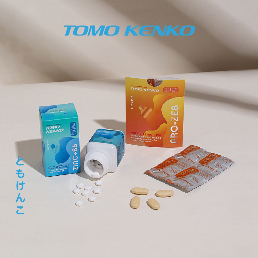 Combo Tomo Kenko Zinc + Vit B6 & Prozeb Sleeve