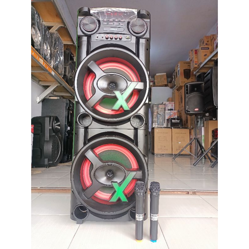 SPEAKER PORTABEL NIKO 12X2 JUMBO WT12A OXXO