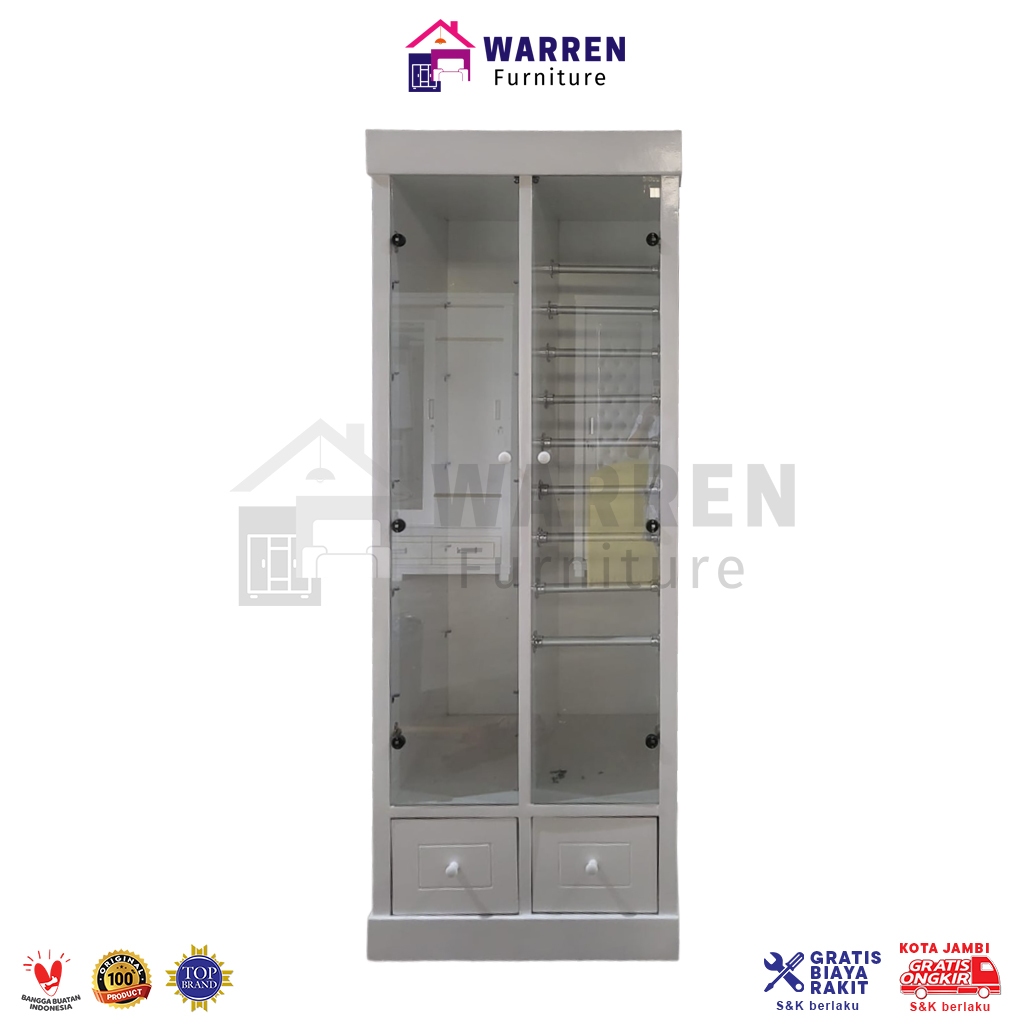 Lemari Hijab Lemari 2 Pintu Hijab Tas Minimalis