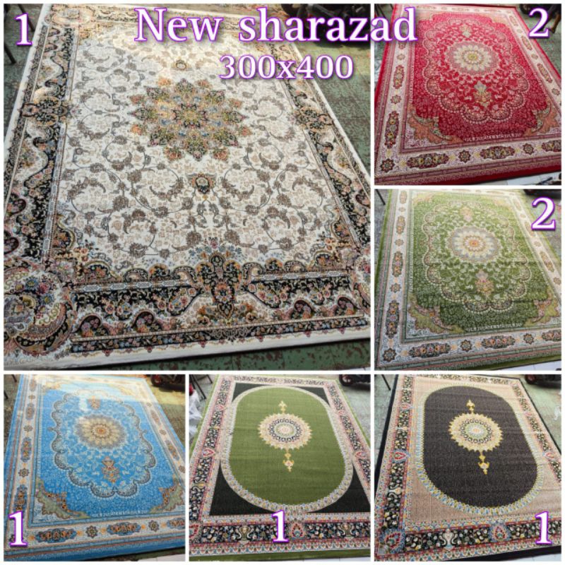 karpet rumah tabal asli turki mewah padat 17 mm ukuran 300x400 cm
