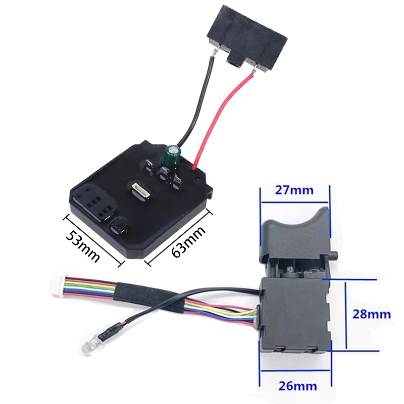 Saklar Switch Jld Trigger Modul Board Esc Speed Controller Impact Wrench Drill Brushless Jld Nagawa