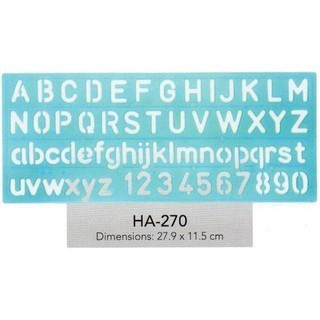 

Penggaris Cetakan Huruf Angka HA-270 Butterfly