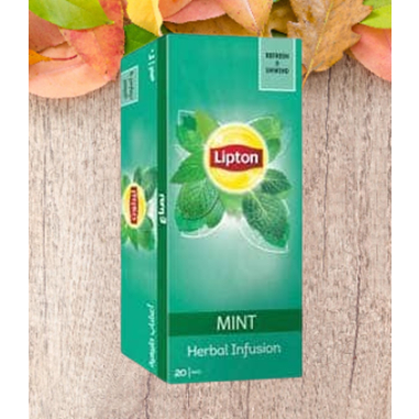

1box teh lipton pepermint - teh pepermint lipton - teh hijau lipton 25bag
