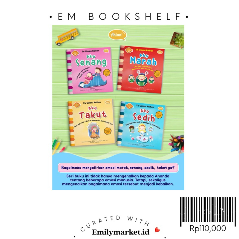 Seri Emosi Anak by Ahlan