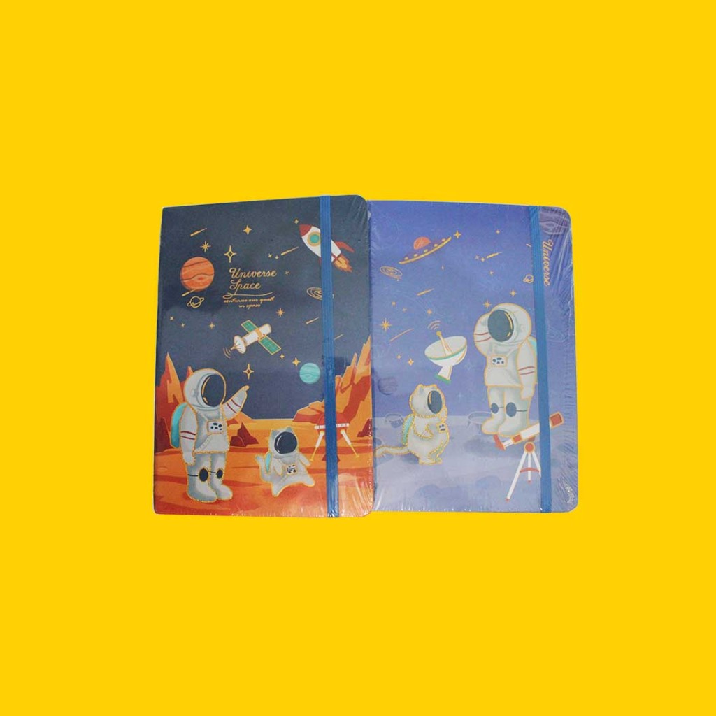 

FANCY - Note Book Ukuran A5 707-5 Hard Cover Tali Universe Space