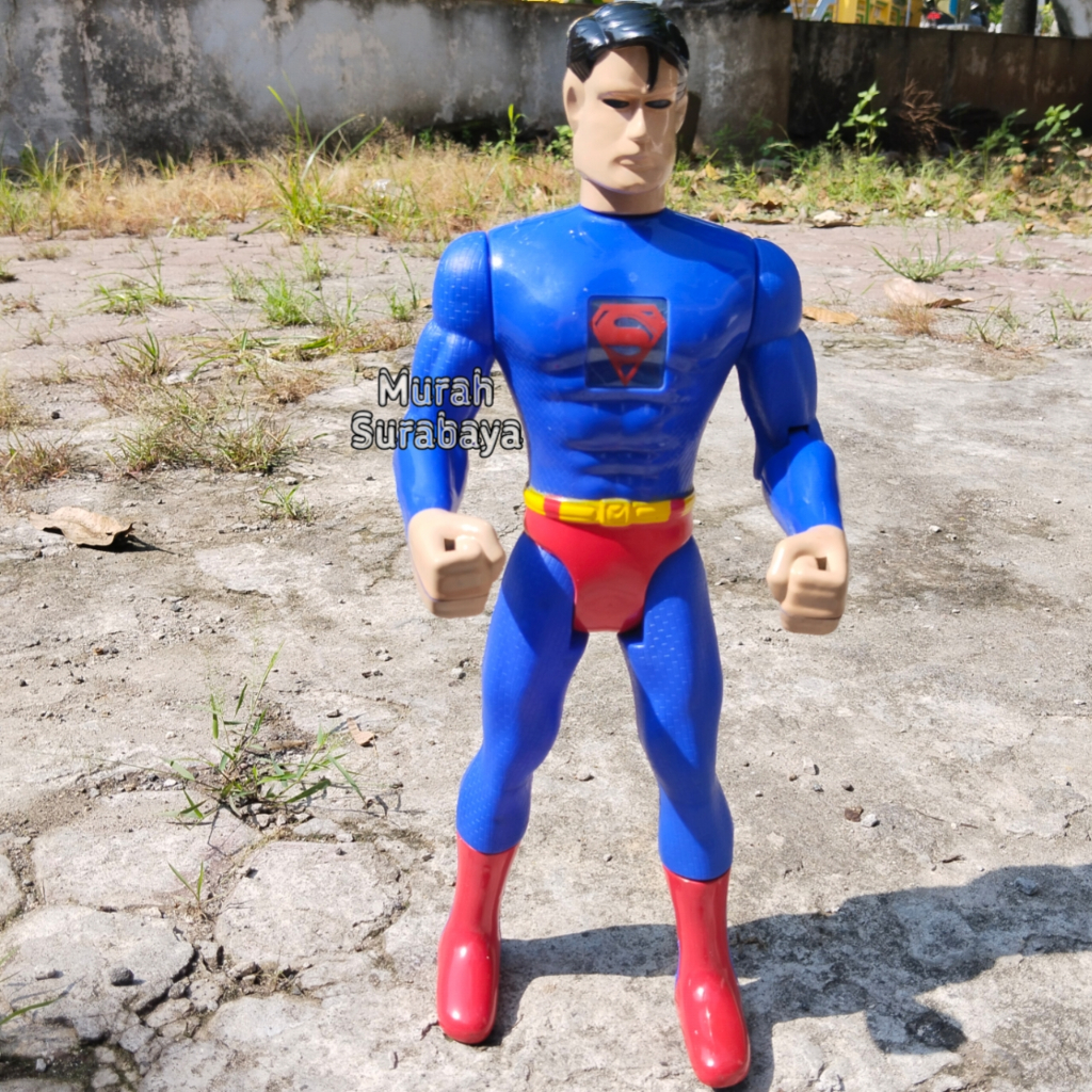 Mainan Anak Laki Laki Figure Robot Bisa Menyalah 44 05020 | Mainan Robot Superman Bisa Bersuara Baha